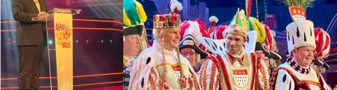 Msgr. Kleine hält Laudatio bei der Prinzenproklamation 