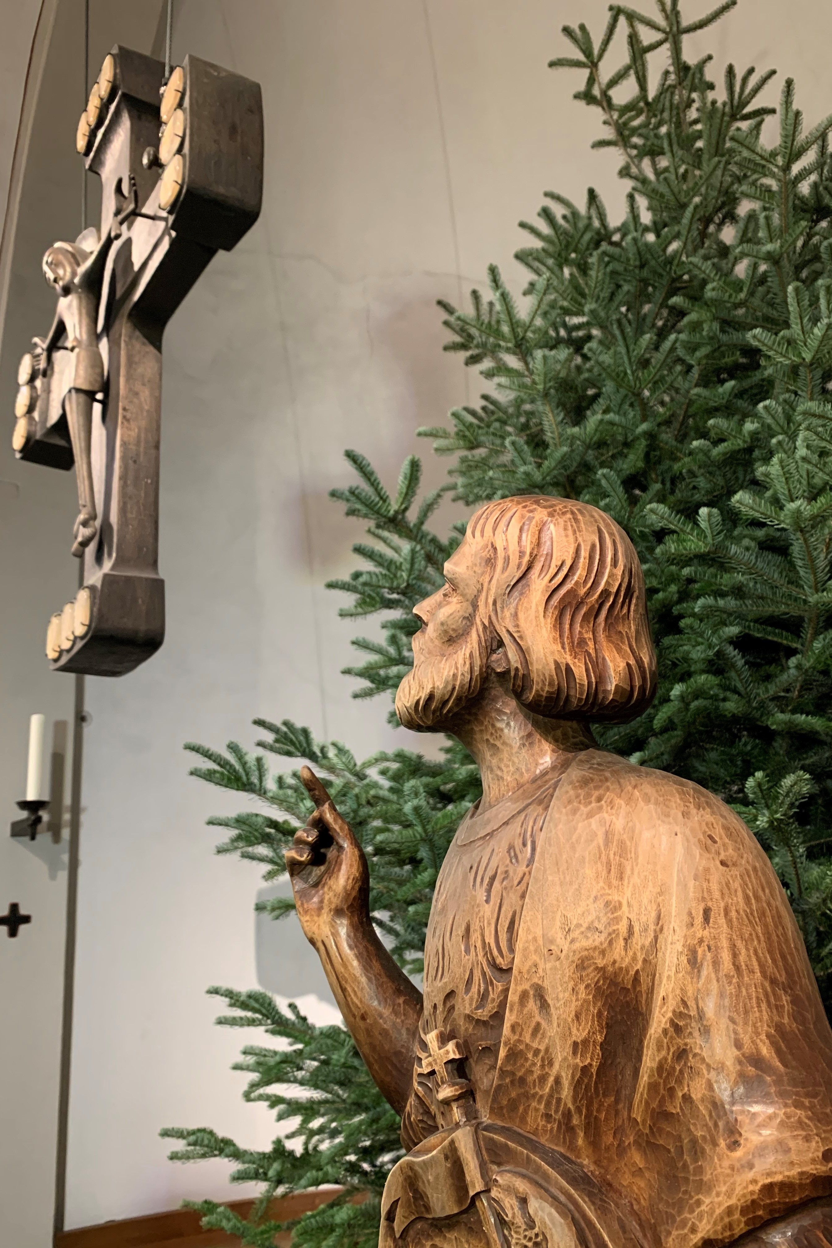Johannes der Täufer lenkt unseren Blick auf Christus. Foto: © Elvis Katticaren / Stadtdekanat Köln