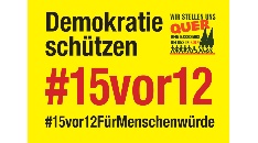 #15vor12FürMenschenwürde: „Wir stellen uns quer – Kein Rassismus bei uns in Köln“ – Kirchen unterstützen Sternmärsche und Kundgebung 