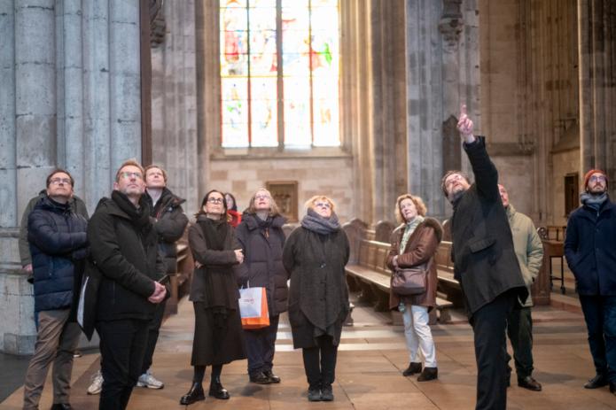 Rundgang im Kölner Dom. Foto: © Hohe Domkirche Köln / Jennifer Rumbach