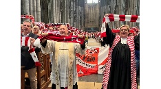 Fan-Andacht des 1. FC Köln im Kölner Dom 