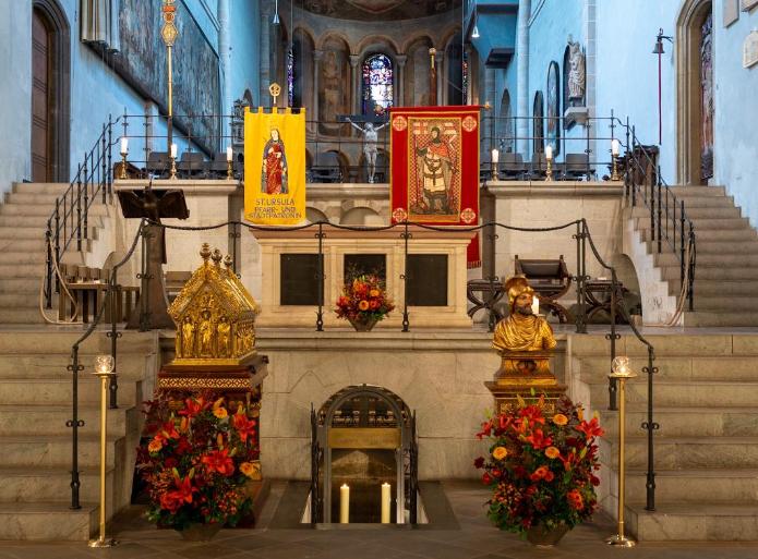 Die Reliquien von St. Ursula und St. Gereon in St. Gereon. Foto: © Katholisch in Köln-Mitte