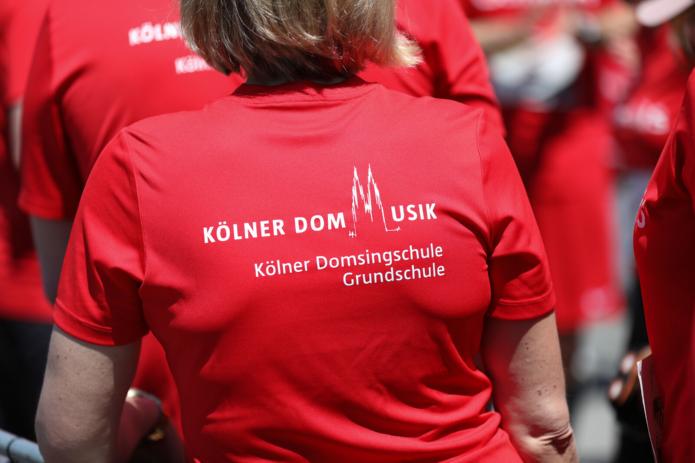 Die Kölner Domsingschule macht auch bei „Kirche läuft“ mit. Foto:© Hennin Schoon / Kirchenzeitung für das Erzbistum Köln