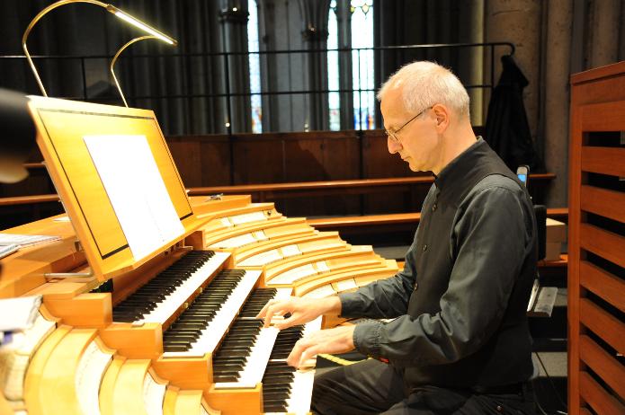 Domorganist Prof. Winfried Bönig. Foto: © Morschheuser / Erzbistum Köln